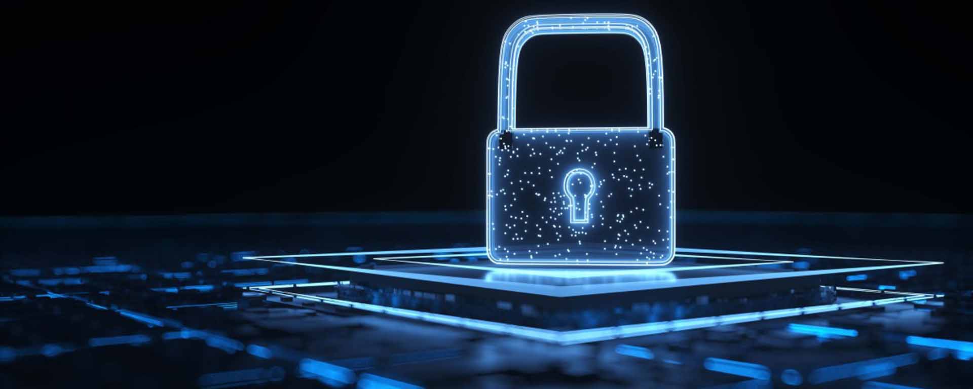 CGI padlock illustration CGI padlock illustration