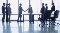 Executives in a conference  Executives in a conference