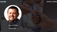 Matt Koehler, Surescripts Matt Koehler, Surescripts_Doctor handing pills to patient Photo by IsiMS/E+/Getty Images
