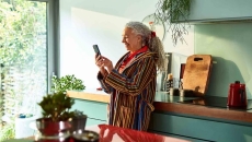 Woman using s cell phone