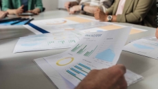 close up of financial data close up of financial data