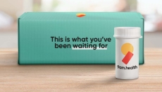 A 9am.health box and medication bottle A 9am.health box and medication bottle