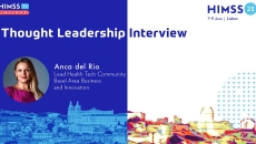 HIMSS23 Europe's Startup PitchFest judge Anca del Rio HIMSS23 Europe's Startup PitchFest judge Anca del Rio