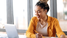 Person using laptop Person using laptop