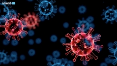 DoD's Jeffrey Schneider and Philips' Navin Natoewal interview_Red coronavirus x-ray animation by Koda/Getty Images