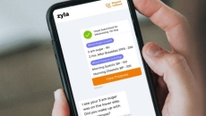 A chat conversation on the Zyla Health mobile app