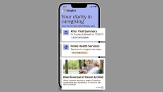 Screenshot of the Helpful app