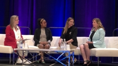 Moderator Shelley Price with Shannon Harris, Jaclyn Sanchez and Carolyn Sun Moderator Shelley Price with Shannon Harris, Jaclyn Sanchez and Carolyn Sun