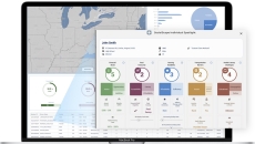 The SocialScape platform showing an individual's risk of financial strain, food insecurity, housing instability, transportation barriers and health literacy challenges. The SocialScape platform showing an individual's risk of financial strain, food insecurity, housing instability, transportation barriers and health literacy challenges.