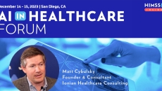 Matt Cybulsky at Ionian Healthcare Consulting_ Doctor looking at brain scan on tablet photo by katleho Seisa/Getty Images