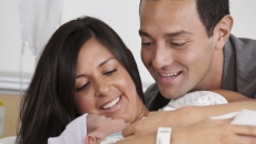 Couple with infant Couple with infant