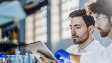 Researchers in a lab Researchers in a lab