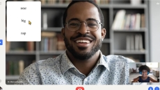 A screenshot of a telehealth appointment with a provider A screenshot of a telehealth appointment with a provider