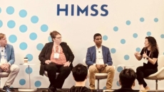 HIMSS panel with Gaurav Shivhare of CVS Health, Summer Blackerby of CoxHealth, Andy Molnar of the Digital Therapeutics Alliance, and Jessica Hagen of MobiHealthNews HIMSS panel with Gaurav Shivhare of CVS Health, Summer Blackerby of CoxHealth, Andy Molnar of the Digital Therapeutics Alliance, and Jessica Hagen of MobiHealthNews