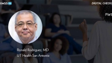 Dr. Ronald Rodriguez, UT Health San Antonio Part 2_Professor giving lecture in students in scrubs Photo by Steve Debenport/Getty Images Dr. Ronald Rodriguez, UT Health San Antonio Part 2_Professor giving lecture in students in scrubs Photo by Steve Debenport/Getty Images