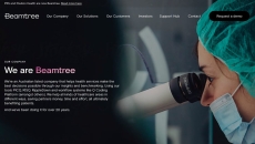 Screenshot of the Beamtree landing page