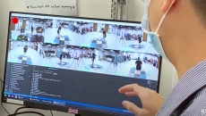 A desktop running the Precise Marker-less software