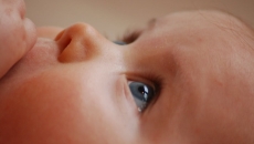 A baby's eyes A baby's eyes