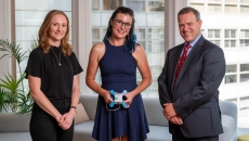 [Left] Tara Croft, Baymatob CEO; [Center] Dr Sarah McDonald, CVO and founder; [Right] Victor Windeyer, fund manager at Australian Unity