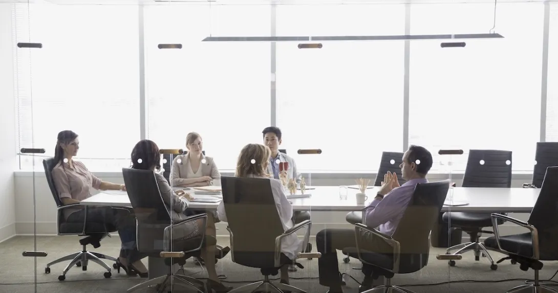 Executives in a meeting Executives in a meeting