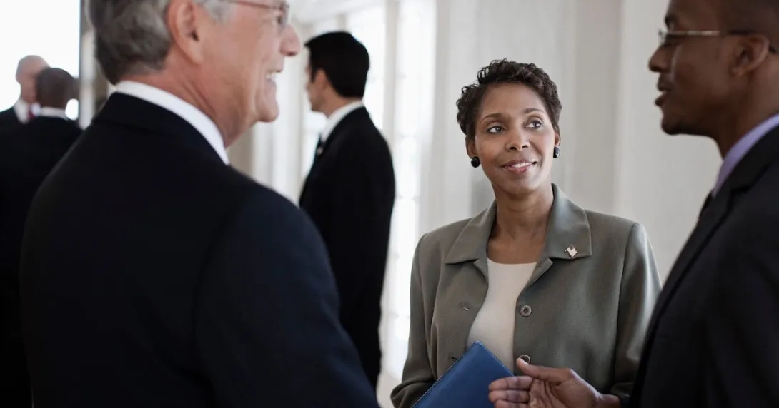 Executives in a conference  Executives in a conference