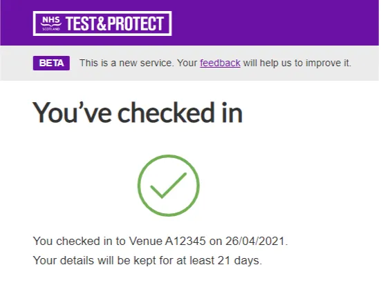 Also, NHS Scotland and Microsoft develop track and trace system to help businesses. NHS Scotland, COVID-19 vaccination