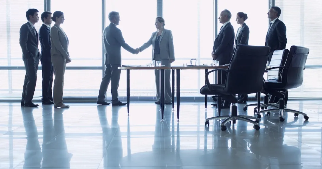 Executives in conference  Executives in conference