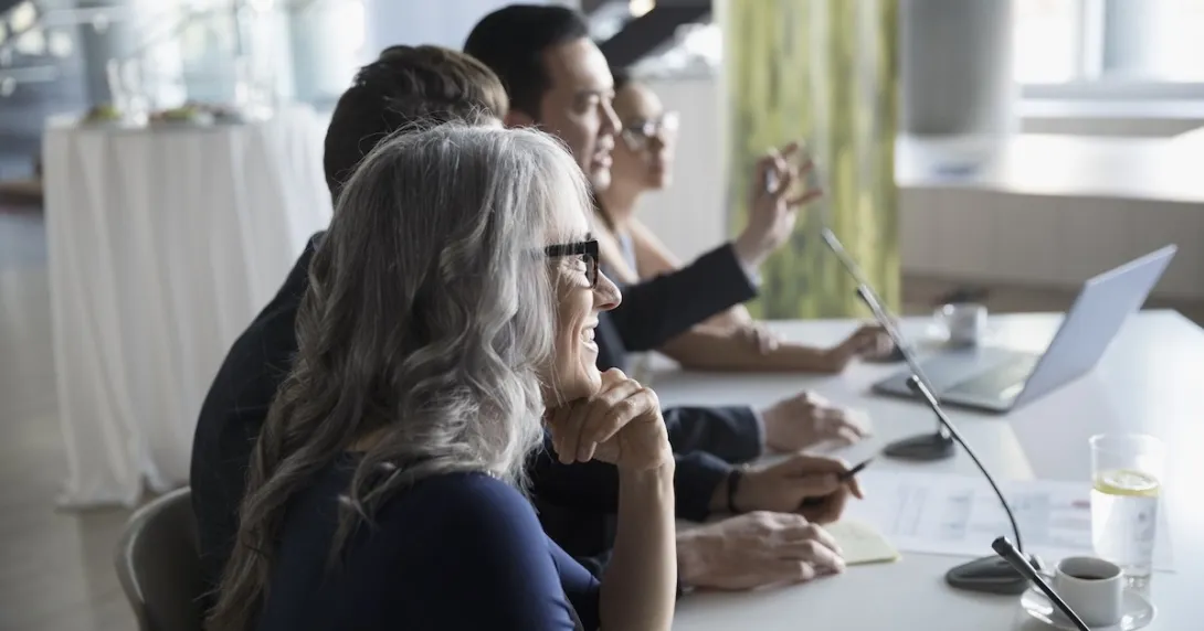 Executives in a conference Executives in a conference