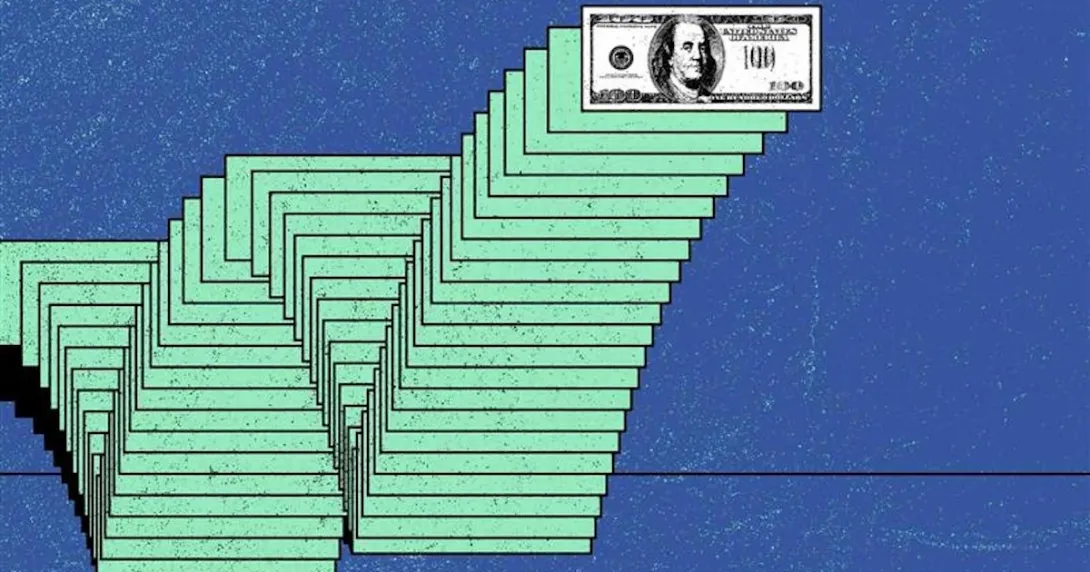 Digital depiction of money Digital depiction of money