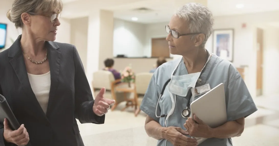 Administrator and healthcare professional  Administrator and healthcare professional