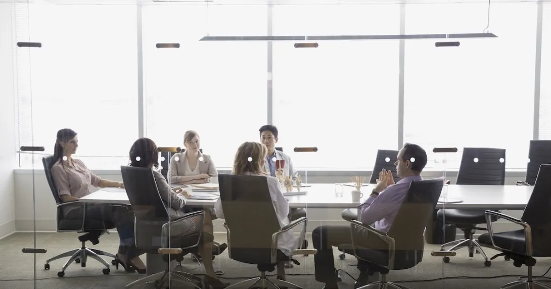 Executives in a conference