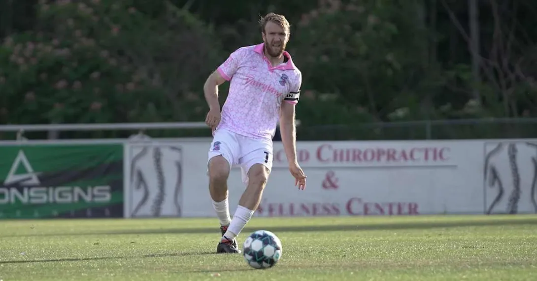 Connor Tobin on the field Connor Tobin on the field