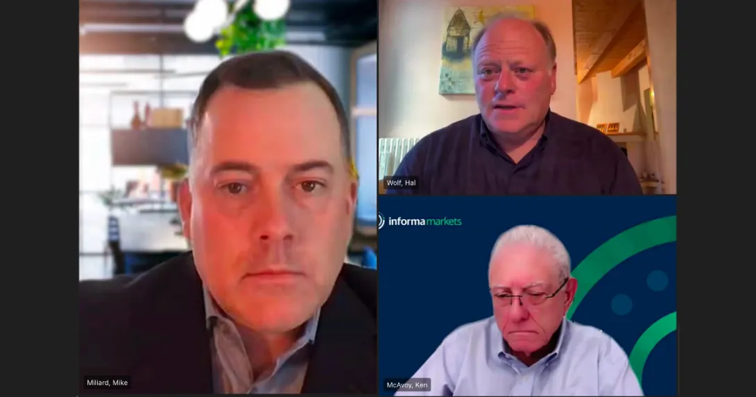 Mike Miliard, Executive Editor of Healthcare IT News; Hal Wolf, president and CEO of HIMSS; and Ken McAvoy, president of South Florida Ventures at Informa Markets Mike Miliard, Executive Editor of Healthcare IT News; Hal Wolf, president and CEO of HIMSS; and Ken McAvoy, president of South Florida Ventures at Informa Markets