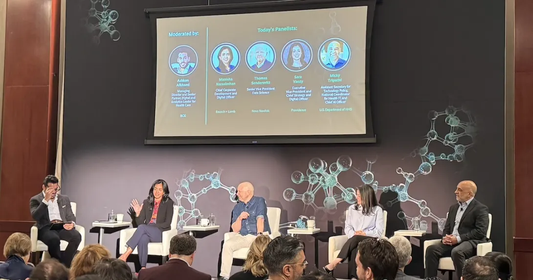 Panelists at Boston Consulting Group event Panelists at Boston Consulting Group event