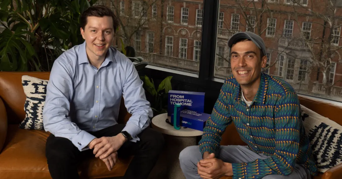 GripAble cofounders Dr. Paul Rinne and Dr. Mike Mace GripAble cofounders Dr. Paul Rinne and Dr. Mike Mace