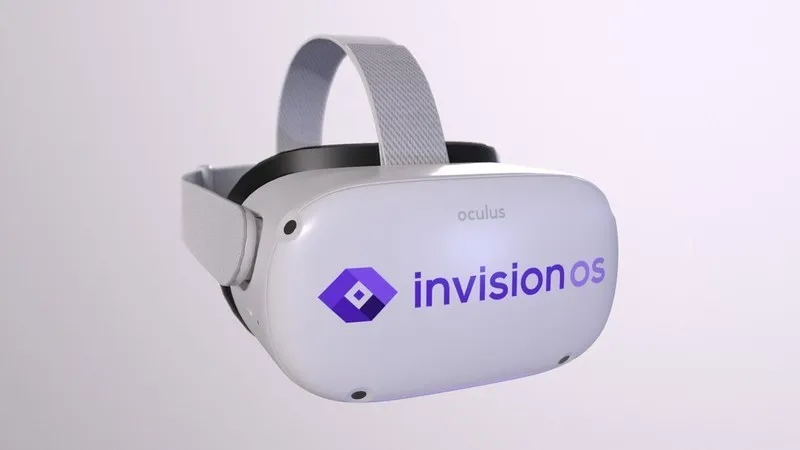 An Oculus headset using InvisionOS An Oculus headset using InvisionOS