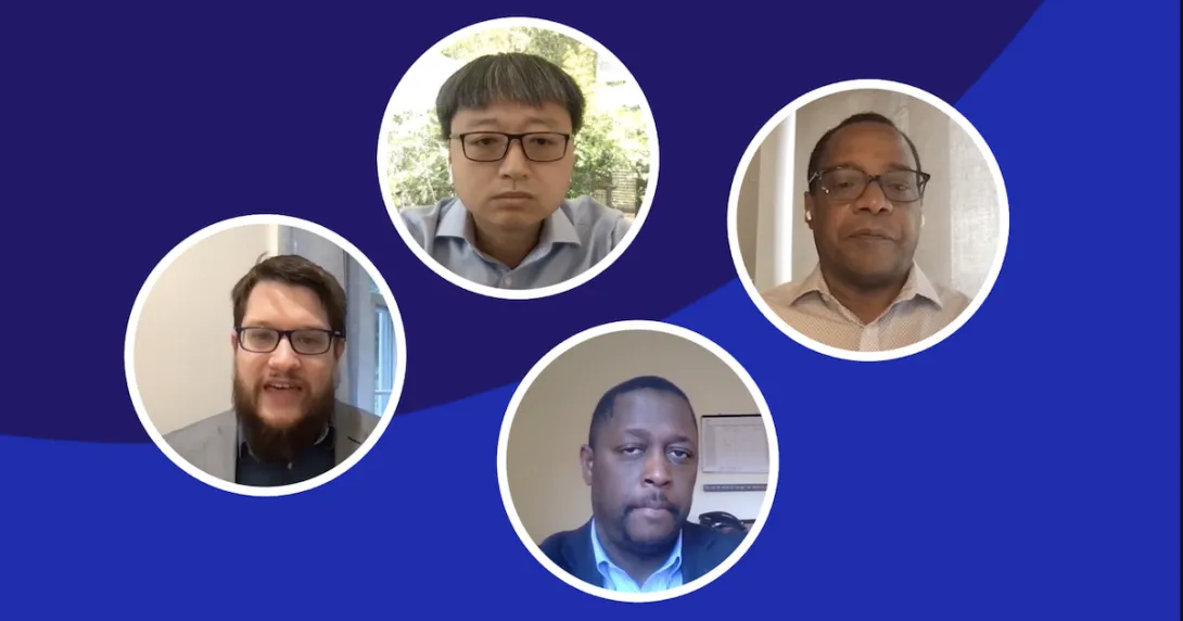 Panelists at "UpNext: Managing the Message"