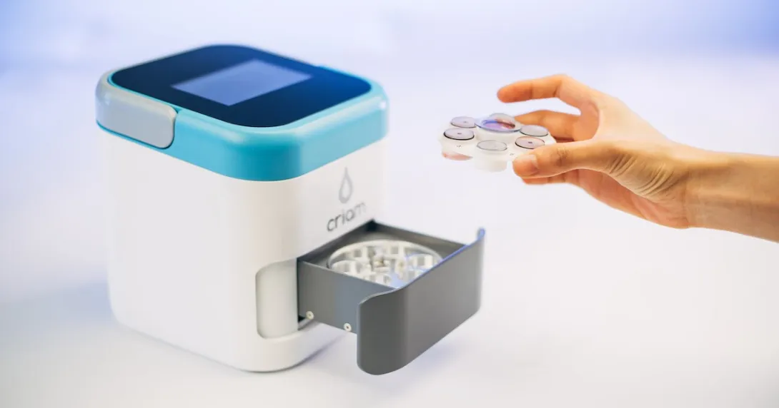 The firm plans to further develop its blood typing technology. CRIAM, blood type, funding