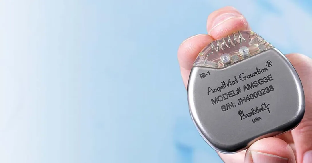 The AngelMed Guardian implantable cardiac monitor exclusively distributed by Hydrix in Asia Pacific