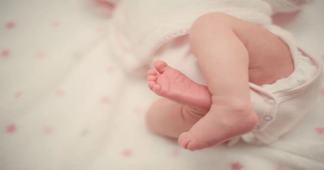 Photo of a baby's feet