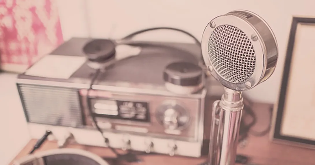 Digital health movers and shakers weigh in on how the industry can make progress on building next-generation healthcare for everyone. An old-timey microphone and radio setup represent our weekly digital health podcast